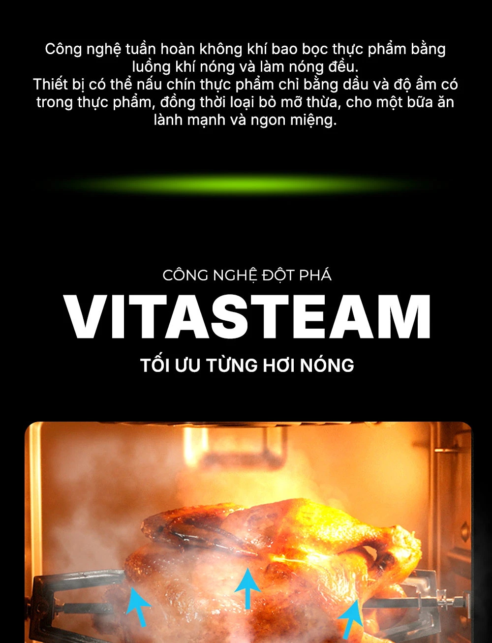 Nồi chiên hấp hơi nước Habibullet Vitasteam FHB18 PLUS BH245145 12